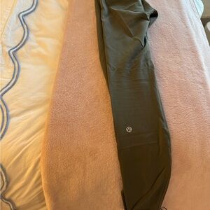 Lululemon wunder train Olive Green Leggings